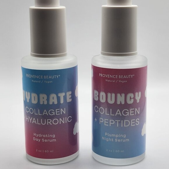 Provence Beauty Hydrate & Bouncy Collagen Day and Night Serum Set - Picture 2 of 4